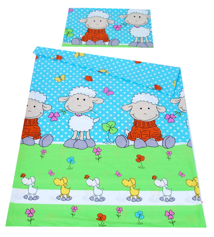 Babylux Bettwäsche Bezug 2 TLG. 100 x 135 cm / 90 x 120 cm Kinderbettwäsche Kind Bettset Baby Babybe