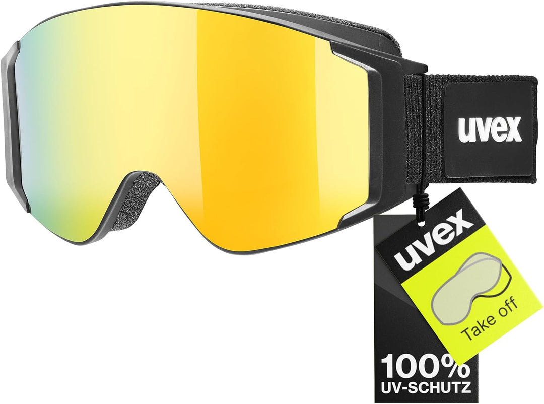 Uvex Unisex G.gl 3000 To Skibrille (1er Pack) Einheitsgrösse black mat/gold-rose, Einheitsgrösse bla