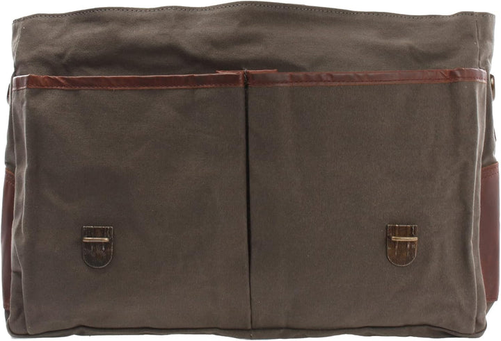 LECONI Collegetasche grosses Messenger Bag Tasche Arbeitstasche für Herren & Damen DIN A4 Schultasch
