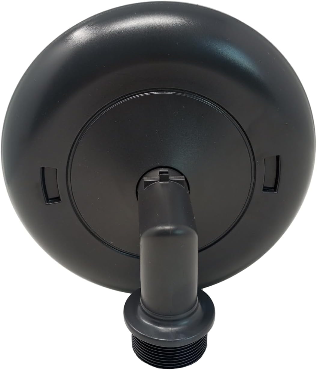 G.F., Kunststoff-Kopfbrause, Ersatz für Solar Gartendusche, Modelle Sunny Niagara, Grau, Schwarz