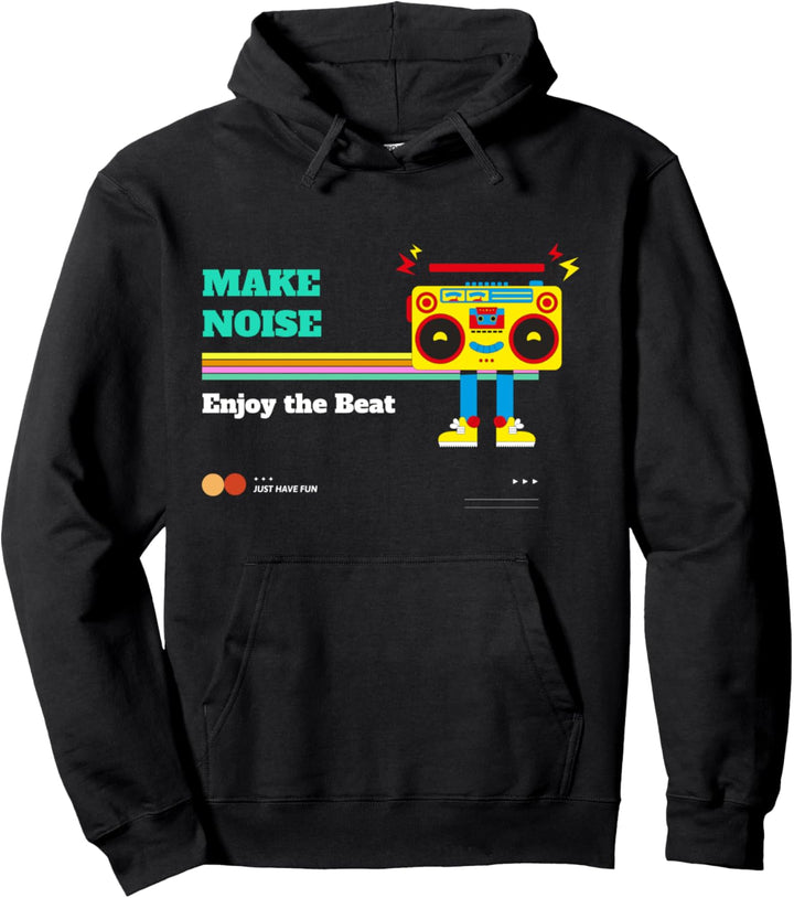 Musik-Sound DJ, klassische Retro-Kassette, Musikerlehrer Pullover Hoodie