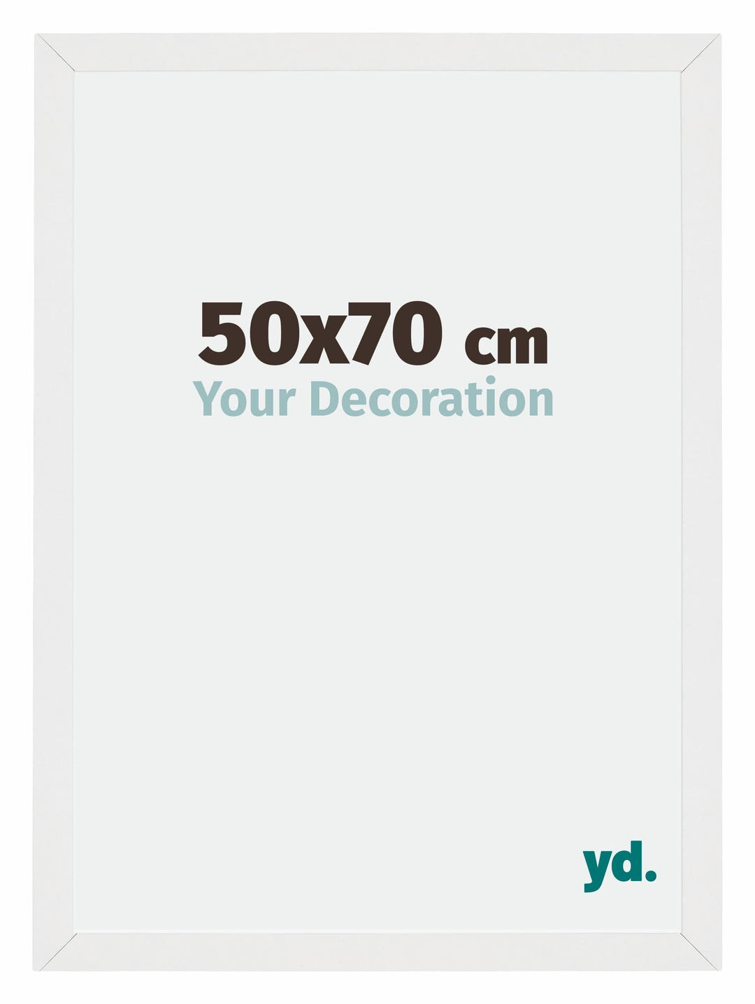 yd. Your Decoration - Bilderrahmen 50x70 cm - Bilderrahmen aus MDF mit Acrylglas - Antireflex - Ausg