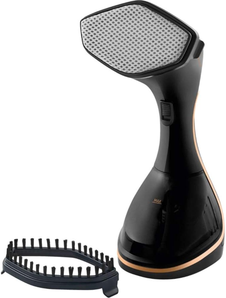 Grundig ST7950 ST 7950 Dampfbügelbürste Fashion Brush, Schwarz/Kupfer, Single