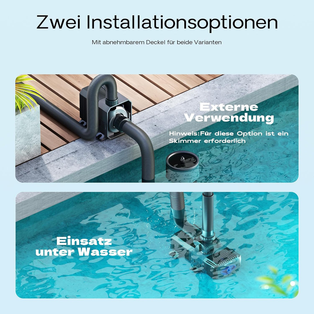 SunSun CTP-5003 SuperECO Teichpumpe 5000 l/h 30 W, 3,3 m Förderhöhe, als Springbrunnenpumpe Filterpu