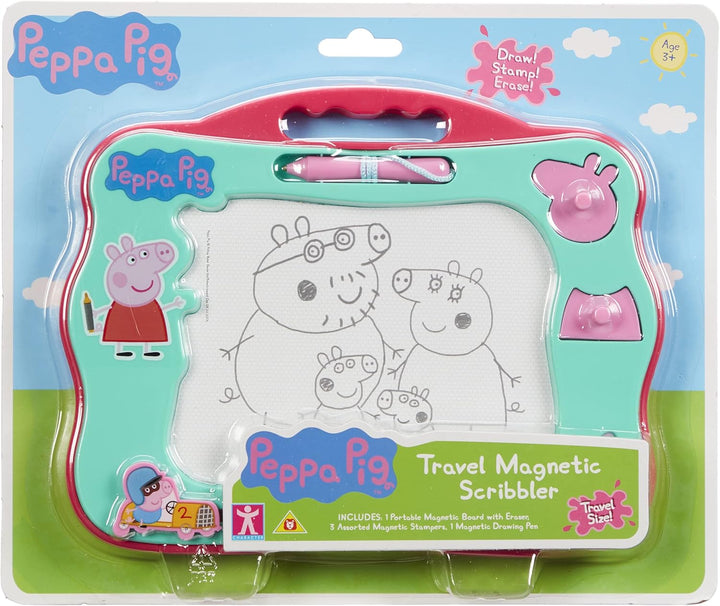 PEPPA PIG - magnetisches Zeichenbrett mit Stift und 3 Stempel, für Kinder ab 3 Jahren