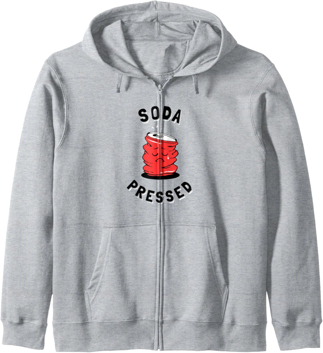 Soda Pressed - Depressed Can Lustiges Wortspiel Kapuzenjacke