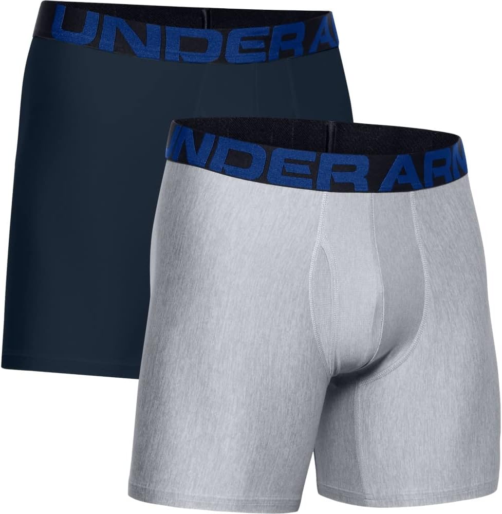 Under Armour Herren Tech Stretch Feuchtigkeitstransport Flachvorder Shorts S Academy, S Academy