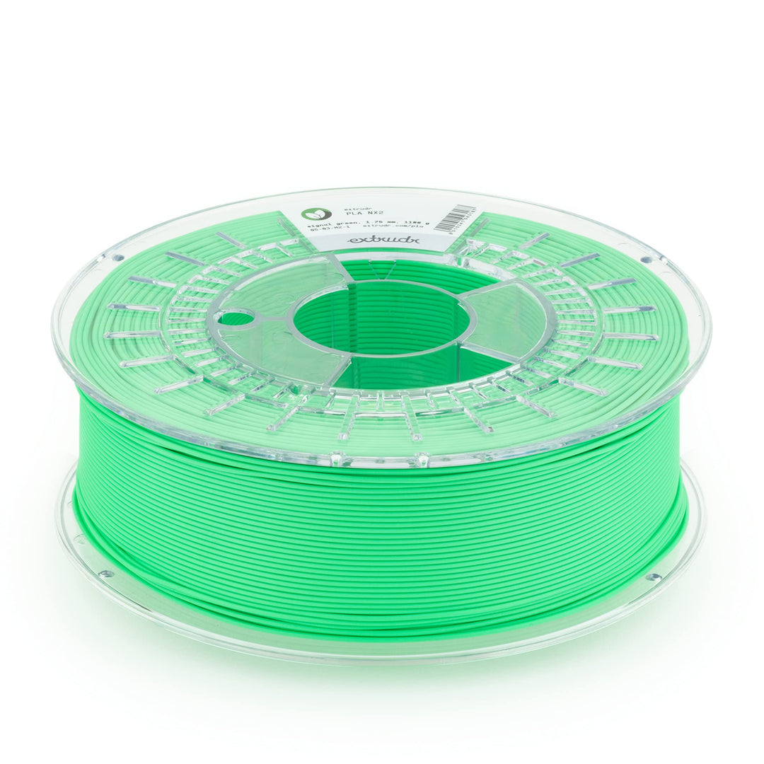 extrudr® PLA NX2 MATT ø1.75mm (1kg) 'SIGNAL GRÜN MATT' - 3D Drucker Filament - Made in Austria
