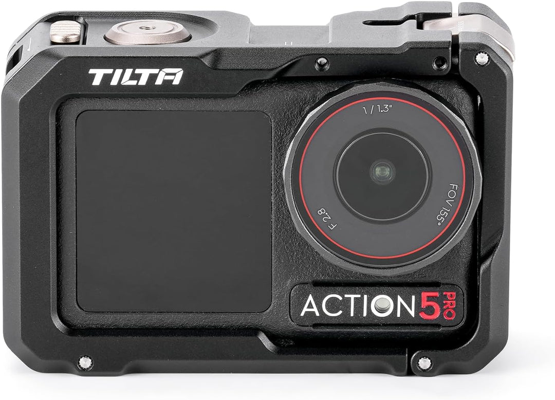 Tilta Full Camera Cage Kompatibel mit Osmo Action 3, Action 4 mit Adapterring für Filtereinsatz und