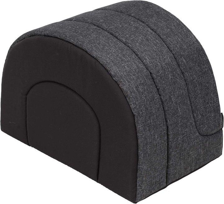Hundehütte Hundehöhle Hundebett Hundehaus Katzenhöhle Schlafplatz L - 55x43 cm Schwarz