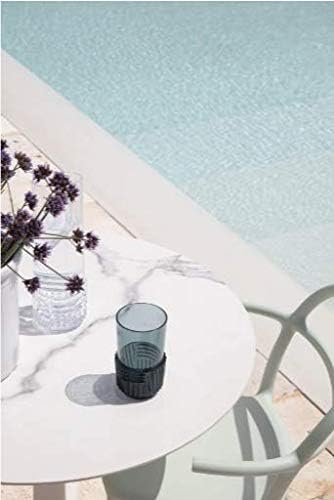 Kartell Trama Karaffe, Thermoplastisches Technopolymer, Grau, 30,5 x 10 cm Caraffa Fumè, Caraffa Fum