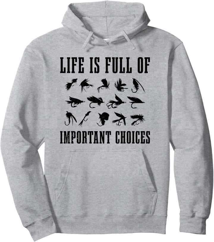 Fliegenfischen Vintage Angeln Angler Fliegenfischer Geschenk Pullover Hoodie