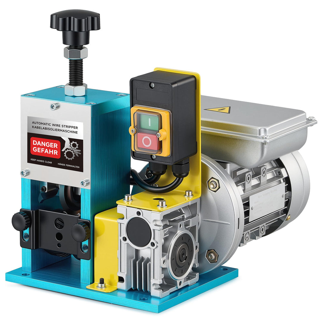 CREWORKS Elektrische Kabelabisoliermaschine 180W Kabelschälmaschine 1,5-25mm Automatische 5-Kanal Ka