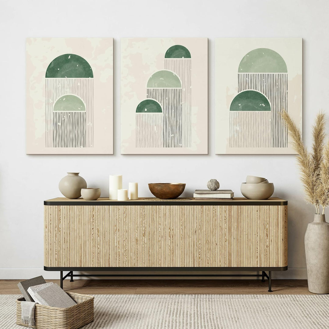 Muralo - Wandbilder Set - Leinwand Bilder Set Aufhängefertig - Bilder für Wohnzimmer Schlafzimmer -