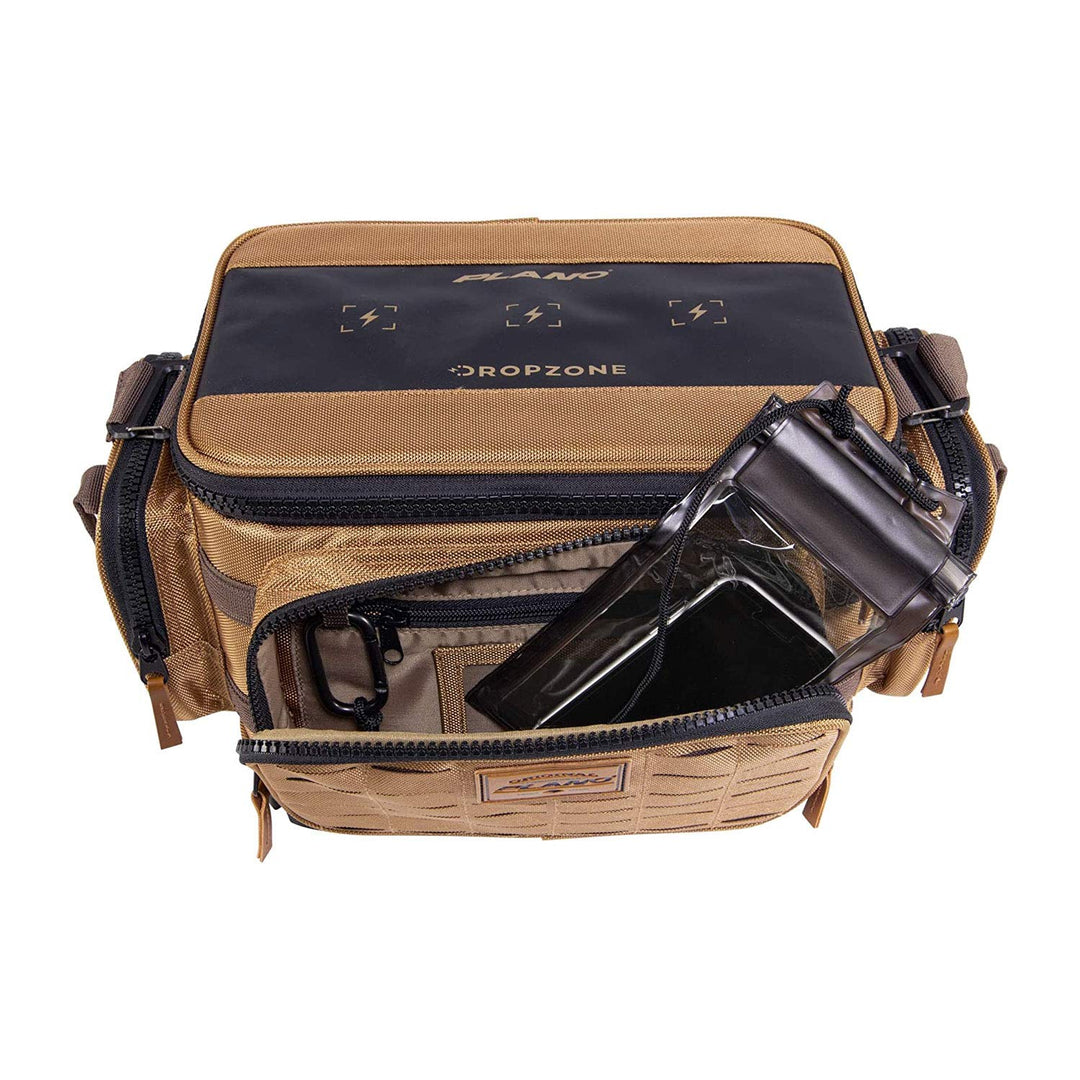 Plano Herren PLABG360 Tackle Bag, Khaki mit braunem und schwarzem Rand, 3600, 3600