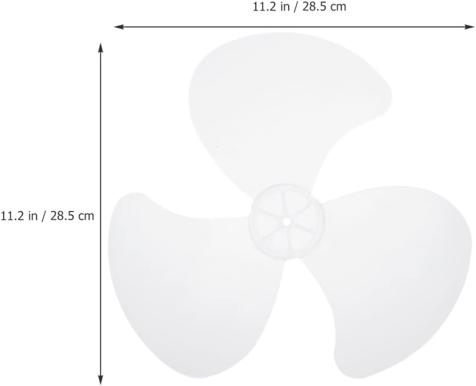 Holibanna 2stücke Ersatz-lüfterblätter Kunststoff Für Tisch Und Standventilatoren Leicht Zu Installi