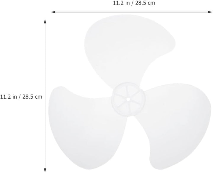 Holibanna 2stücke Ersatz-lüfterblätter Kunststoff Für Tisch Und Standventilatoren Leicht Zu Installi
