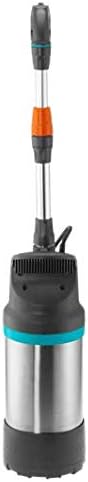Gardena 01766-61 Regenfasspumpe 4700/2 inox automatic, Silber;schwarz;türkis;orange;