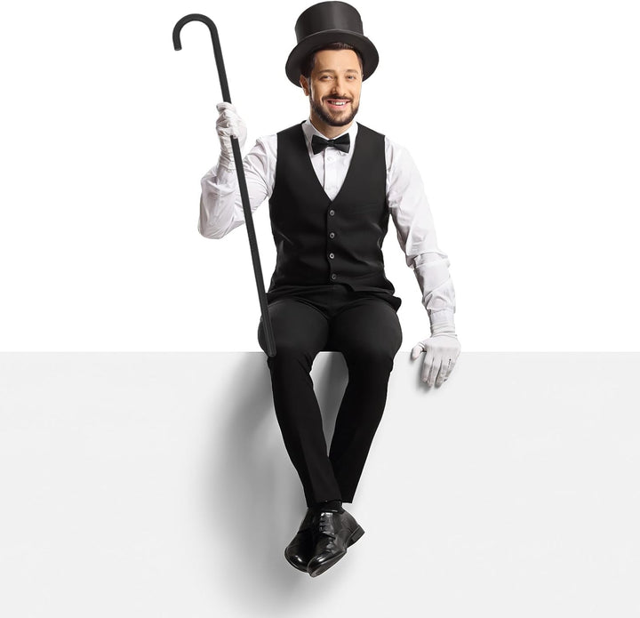 HEMOTON 4Er Set Halloween-Gehstock KostüM Requisiten Aus Kunststoff Abnehmbar Vintage Stil Spazierst