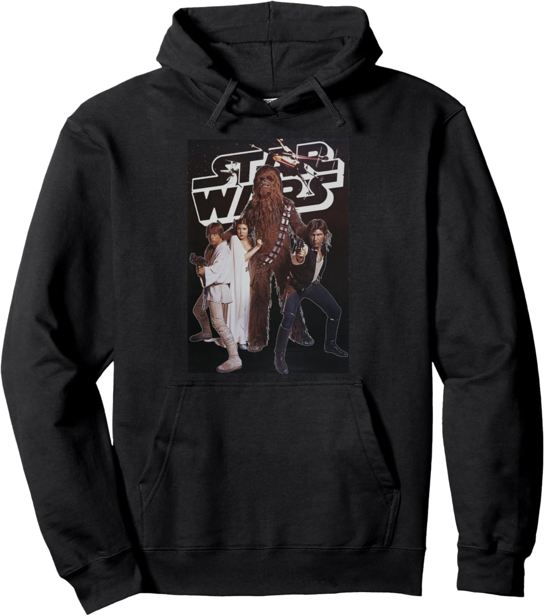 Star Wars Vintage Group Poster Pullover Hoodie