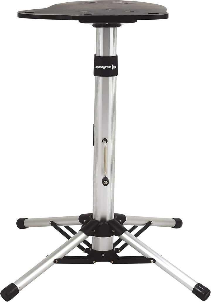 Speedypress Dampfbügelpresse 81HD, silber/schwarz, robust, professionell, 81 cm, mit Ständer
