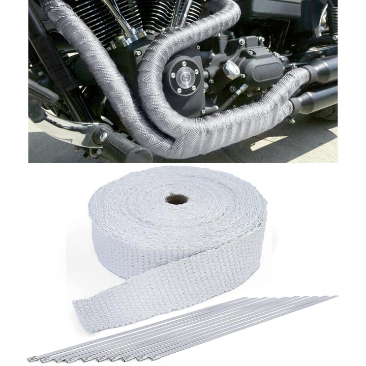 Auspuff Hitzeschutzband Thermoband Keramik bis 1300°C 50mmx2mm 10Meter