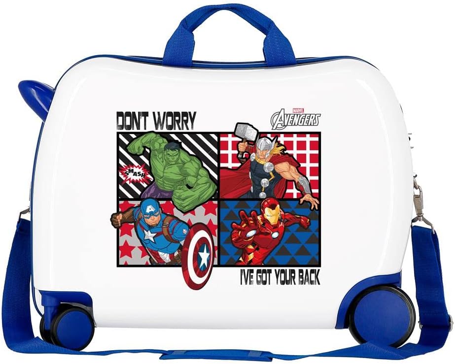 Marvel Avengers All Avengers Kinder-Koffer Mehrfarbig 50x38x20 cms Hartschalen ABS Kombinationsschlo