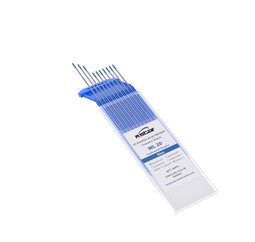 WL20 blau 2% Lanthanoxid WIG Wolframelektrode Elektrode Ø1.6 x 175MM 10 Stückund sind absolut strahl