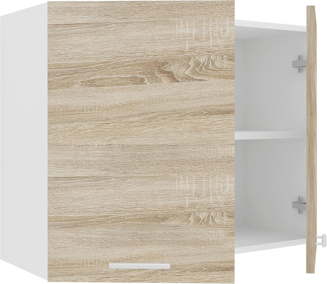 VCM Küchenschrank hängend | Masse ca. H. 60 x B. 80 x T. 31 cm | Hängeschrank mit Zwei Fächern | Küc