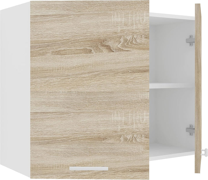 VCM Küchenschrank hängend | Masse ca. H. 60 x B. 80 x T. 31 cm | Hängeschrank mit Zwei Fächern | Küc