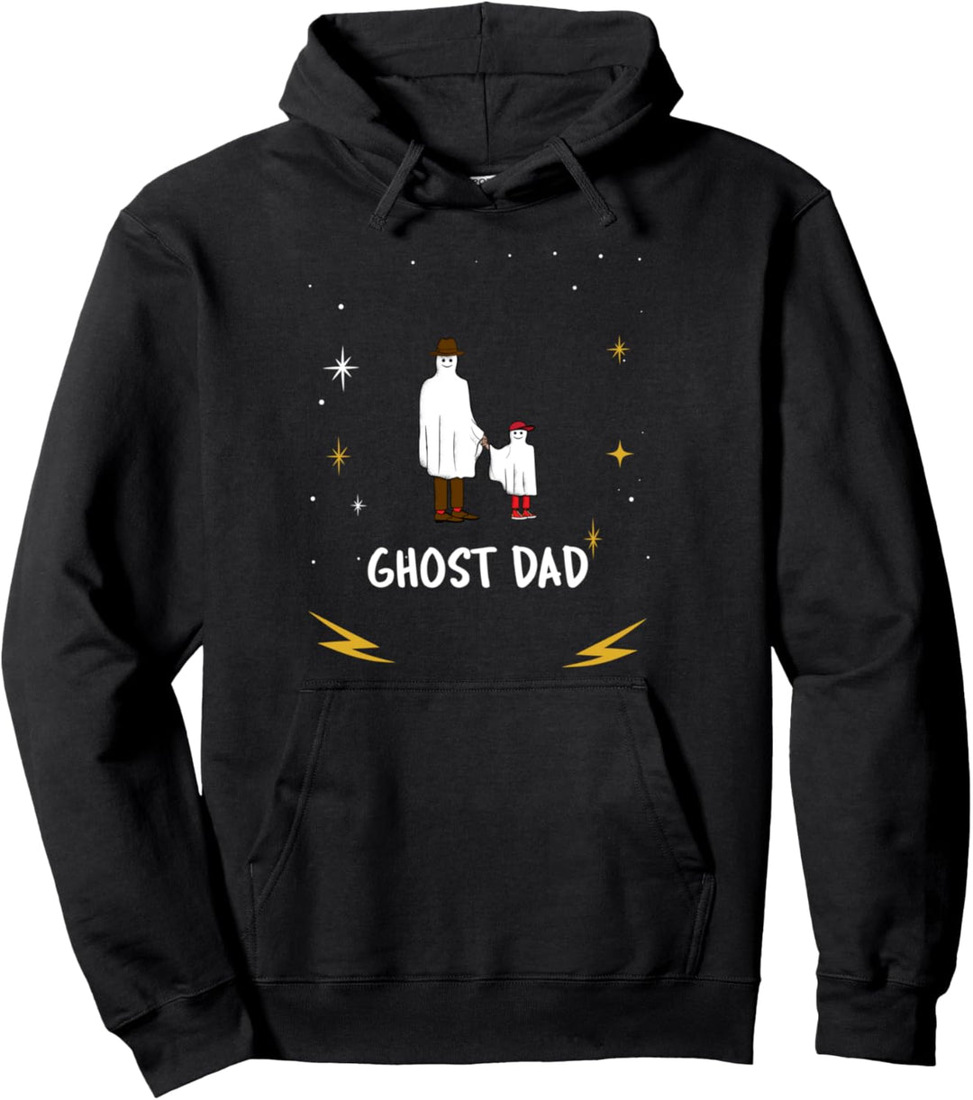 Ghost Dad Papa Vater Lustiges Kostüm Halloween Pullover Hoodie