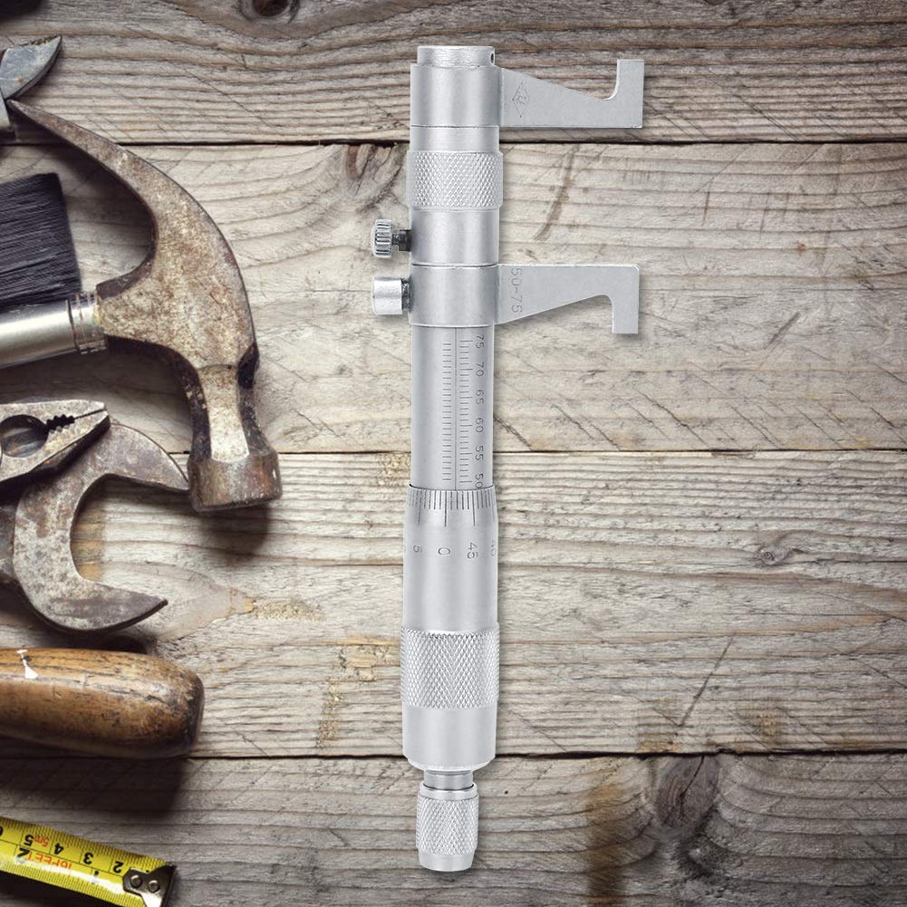 Okuyonic Innenmikrometer, 25-50mm/50-75mm Innendurchmesser Messwerkzeug Klare Laserbeschriftung Edel