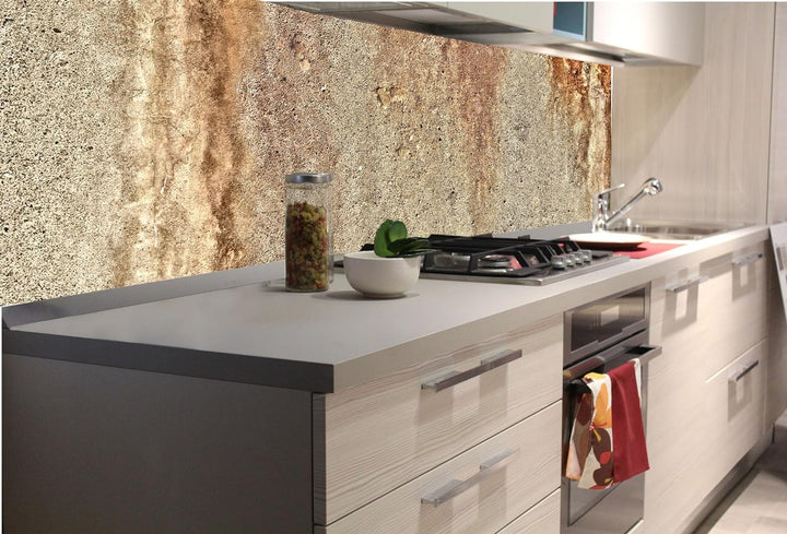 DIMEX Küchenrückwand Folie Selbstklebend ABGEBROCHENE BETONWAND I 180 x 60 cm | Klebefolie - Dekofol
