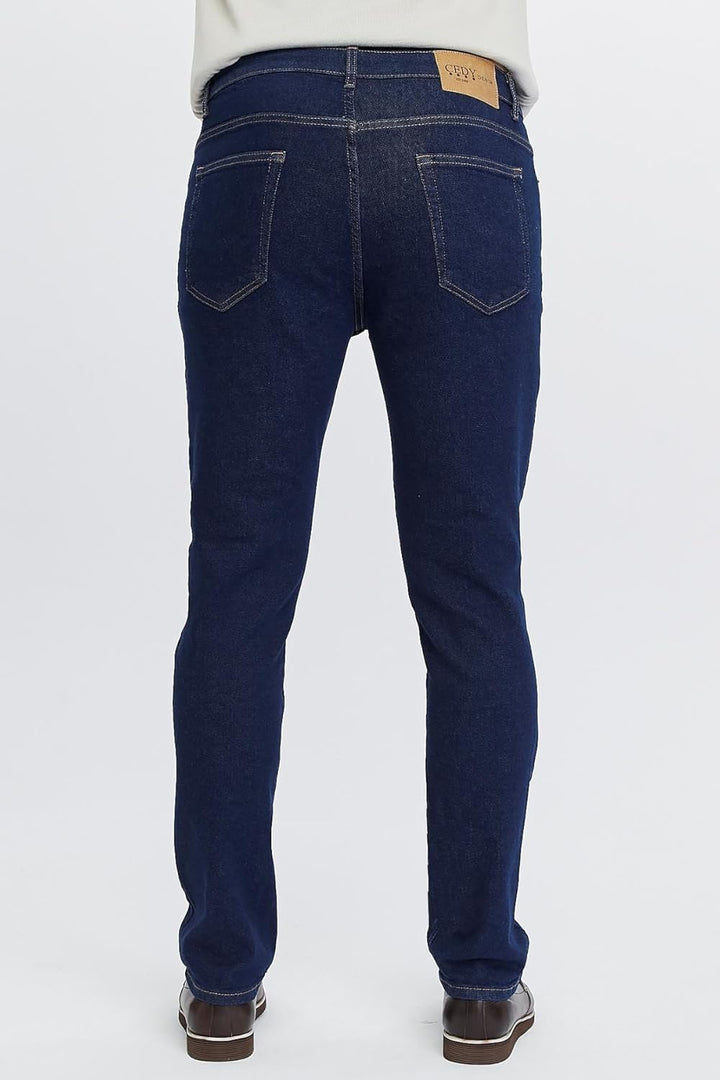 Herren Jeans Regular Fit, Stretch Jeanshose, Herren High Waist, Straight Cut, Basic Washed, Männer H