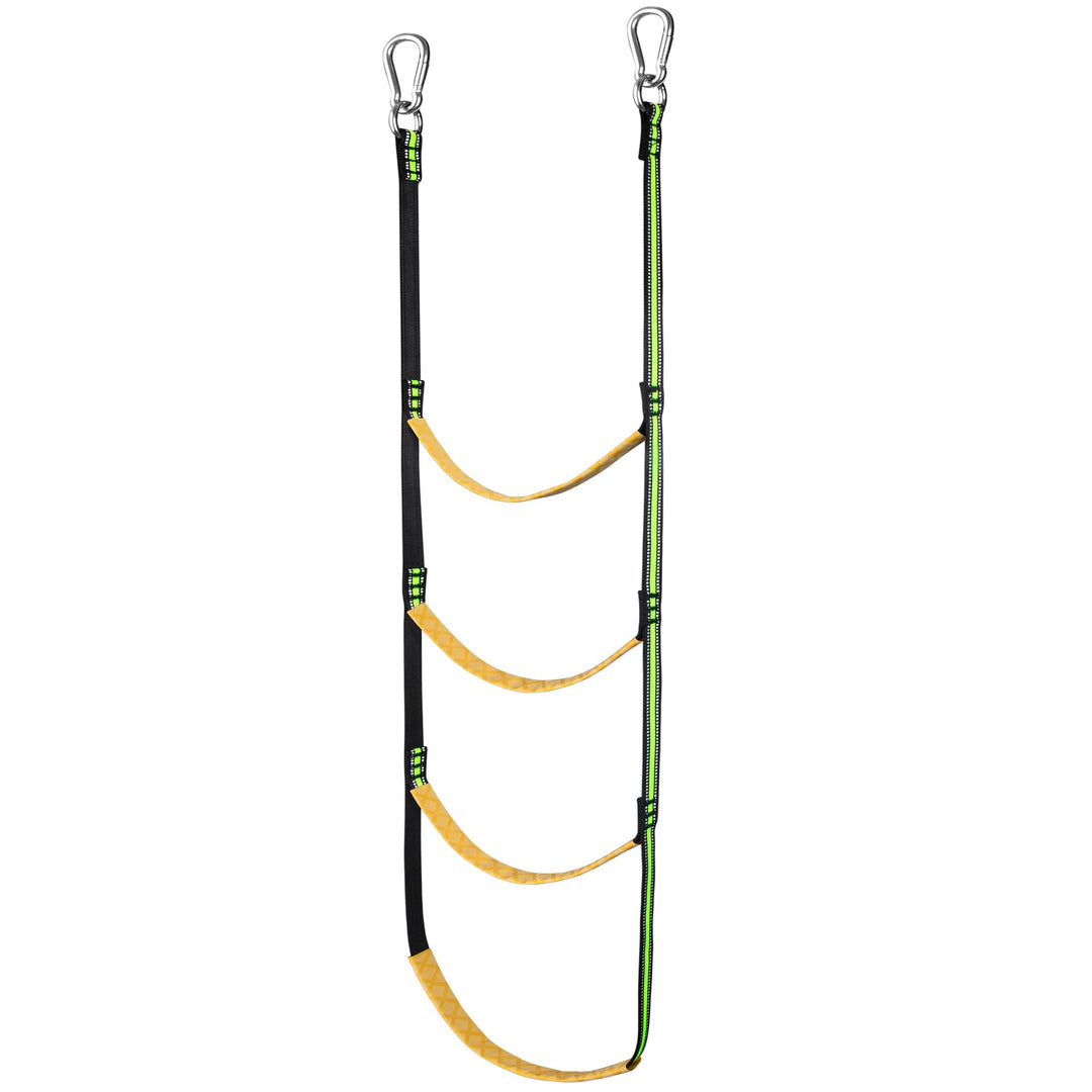 4 Stufen Bootsleiter Marine,Strickleiter Boots,Strickleiter Bootsleiter Klappbar Strickleiter für Bo