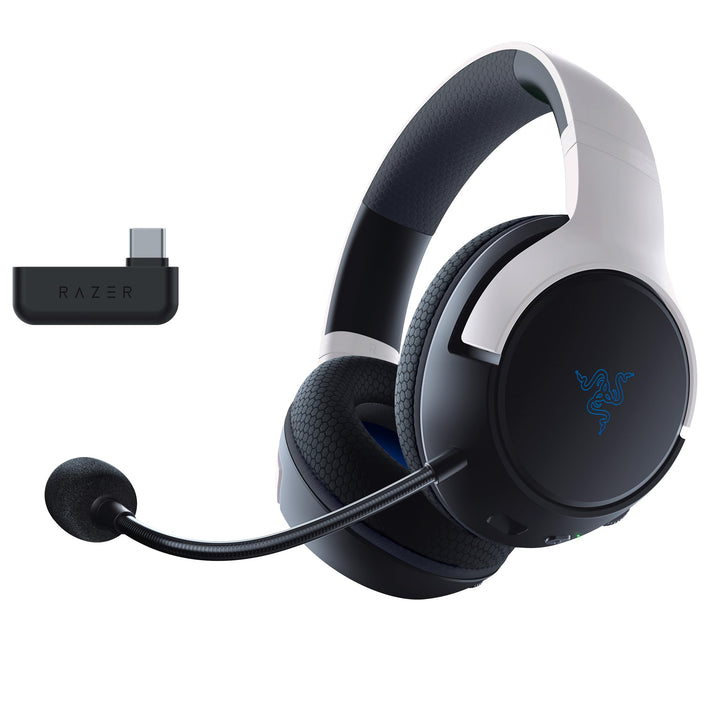 Razer Kaira für PlayStation - Kabelloses Dual-Headset für PS5 (Triforce Titanium 50-mm-Treiber, Hype