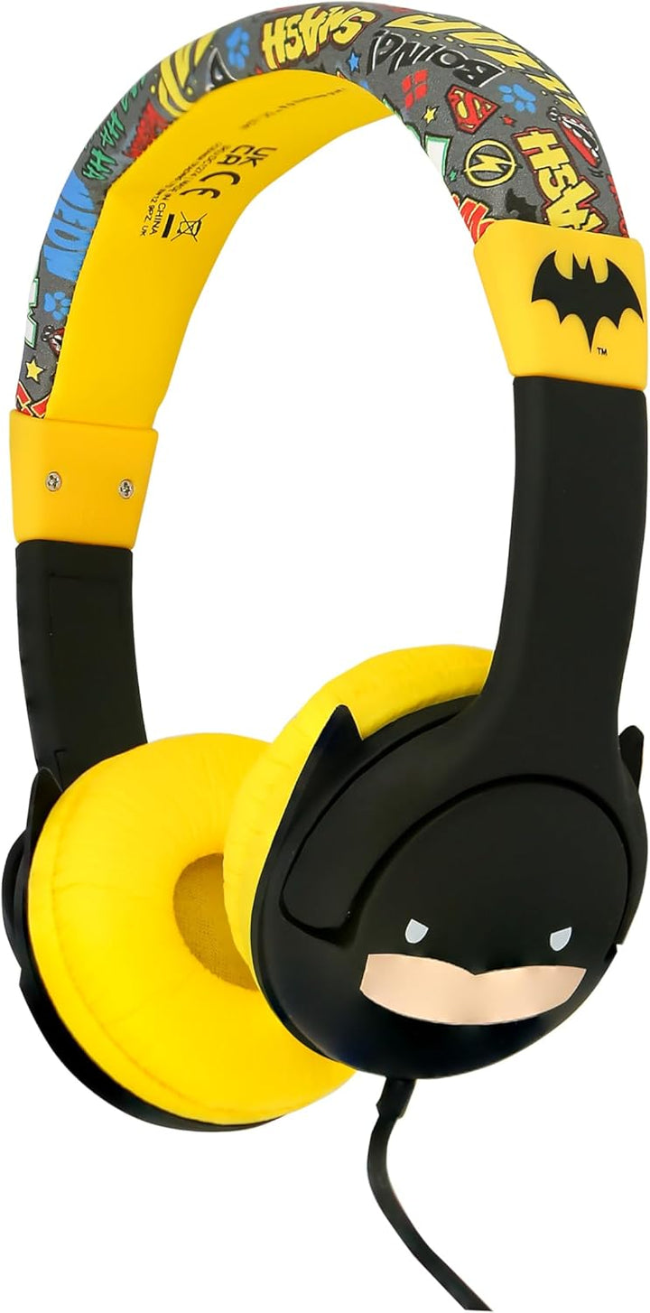 OTL Technologies Batman Chibi Style with Ears Childrens Headphones