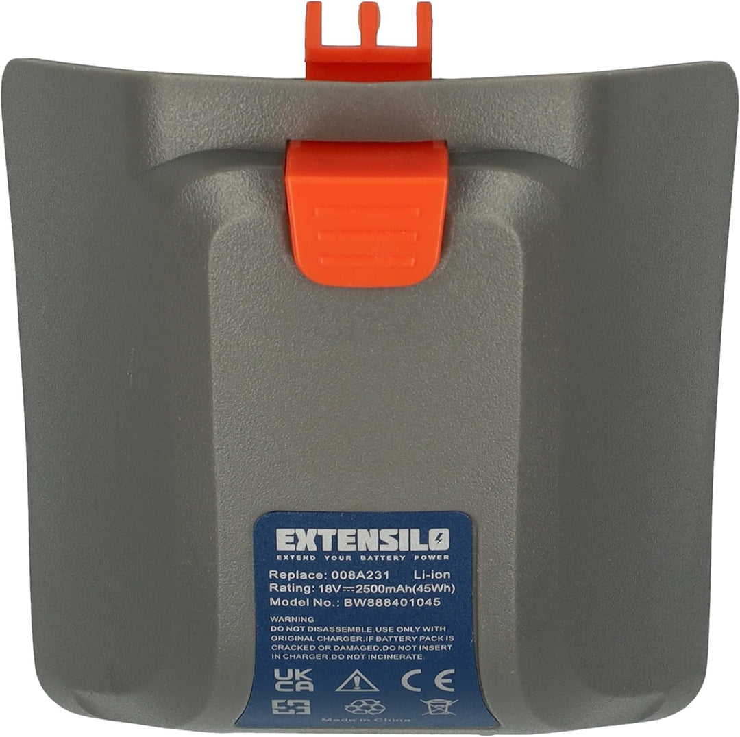 Akku kompatibel mit Gardena 8025-20 (35m Roll-up) Schlauchbox, Schlauchtrommel (2500mAh, 18V, Li-Ion