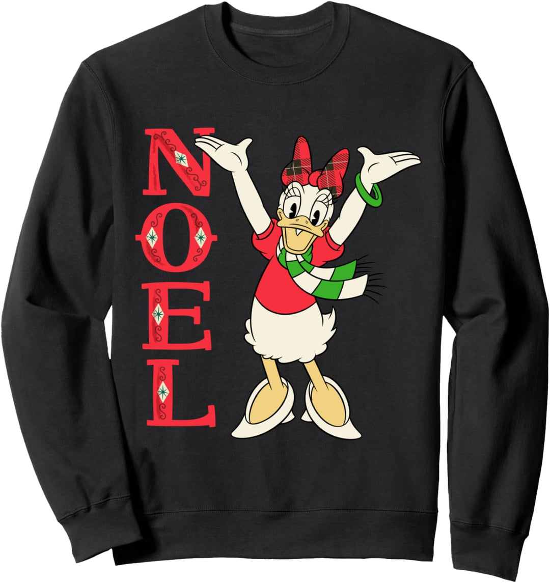 Disney Vintage Daisy Duck Noel Holiday Sweatshirt