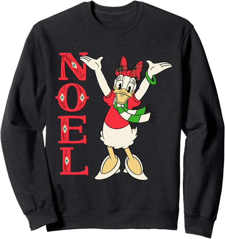 Disney Vintage Daisy Duck Noel Holiday Sweatshirt