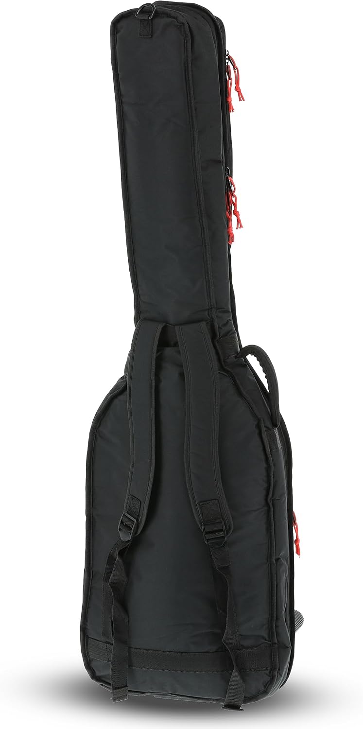 PURE GEWA Gitarren Gig-Bag Serie 120 für E-Bass, schwarz, 20 mm Schaumstoffpolsterung mit grosser No