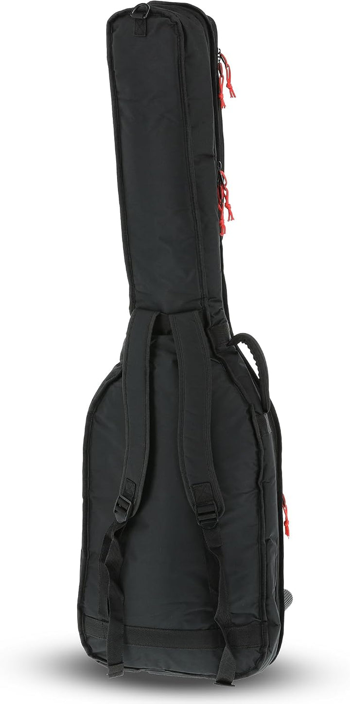 PURE GEWA Gitarren Gig-Bag Serie 120 für E-Bass, schwarz, 20 mm Schaumstoffpolsterung mit grosser No