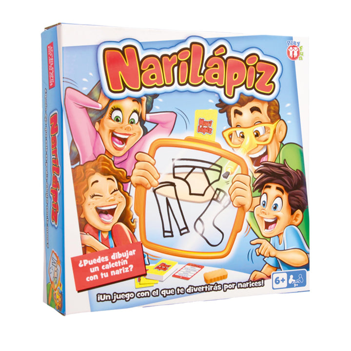Play Fun NARILAPIZ- Family Game Werden Sie EIN Künstler mit Nur Ihre Nase und einen Filzstift Kinder