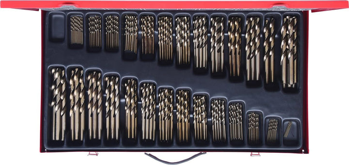 KS Tools 330.3650 HSS-G Co 5 Spiralbohrer-Satz, 230-tlg., 1-13mm