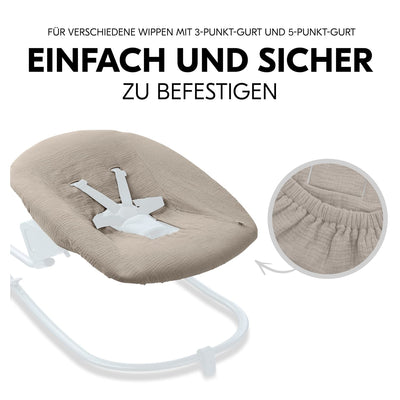 Hauck Schonbezug für Babywippen und Newborn Aufsätze Alpha Bouncer Premium, Alpha Newborn Set Plus,