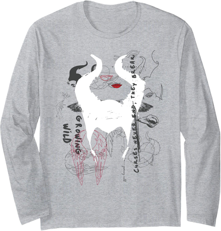 Disney Maleficent Mistress Of Evil Growing Wild Collage Langarmshirt