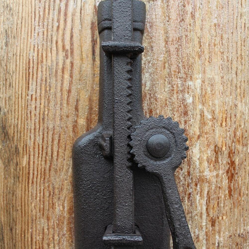 AFUDER An der Wand Montiert Weinöffner Europäisches Retro-Gusseisenhandwerk für den Hausgebrauch Kor