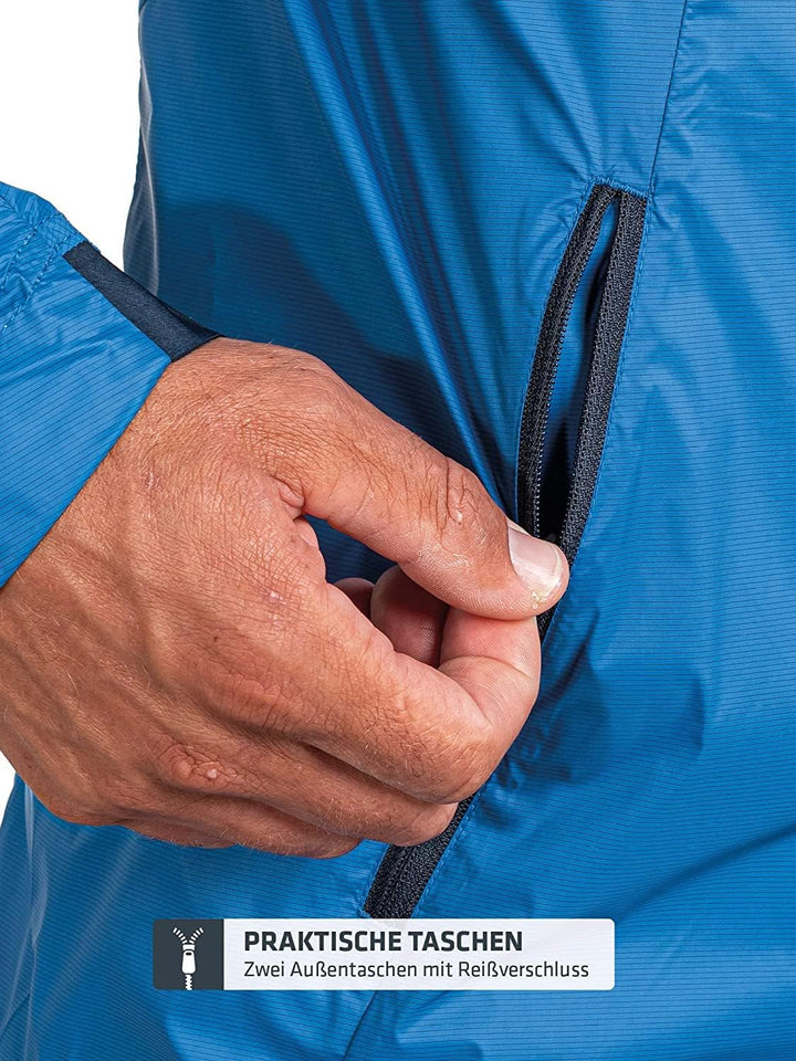 Schöffel Herren Jacket Bygstad M, winddichte Wanderjacke, Windbreaker mit kühlenden Graphene Fasern