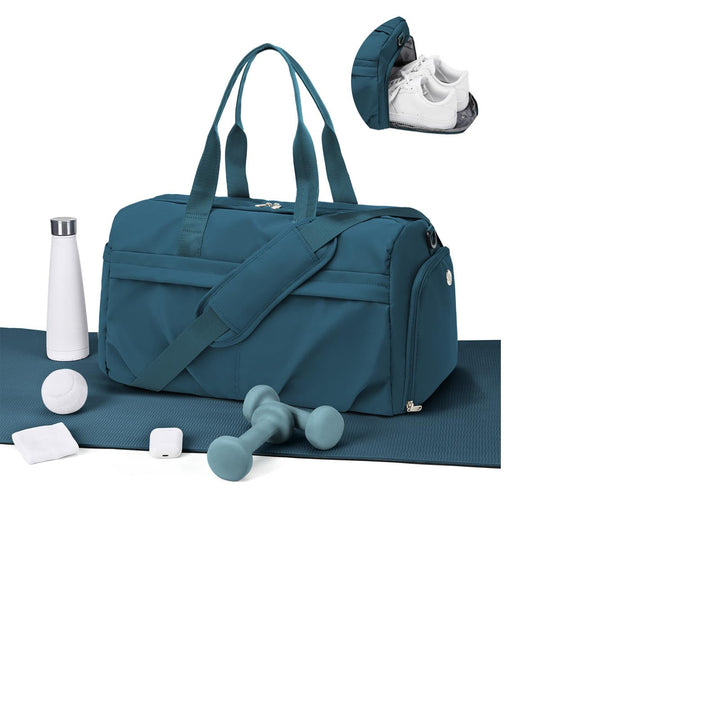 Sport Duffel Bag Damen Herren Sporttasche mit Schuhfach & Nassfach Reisetasche Handgepäck Tasche Spo