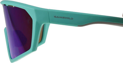 Gamswild WS5838 Sonnenbrille Sportbrille Skibrille Fahrradbrille Unisex Shield Herren Damen | blau |